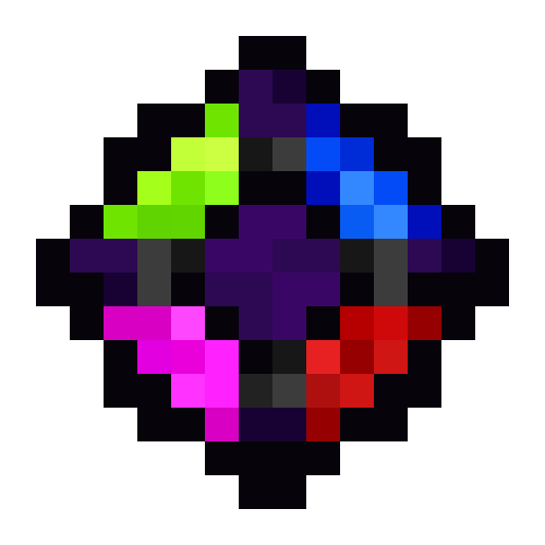 Invicon Echo Pog.gif: Inventory sprite for Echo Pog in Minecraft as shown in-game linking to Echo Pog with description: Echo Pog