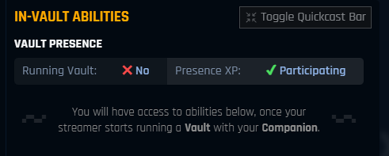 Presence & XP visualization