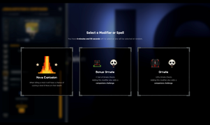 Modifier selection