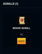 Revive scroll usage